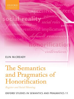 cover image of The Semantics and Pragmatics of Honorification